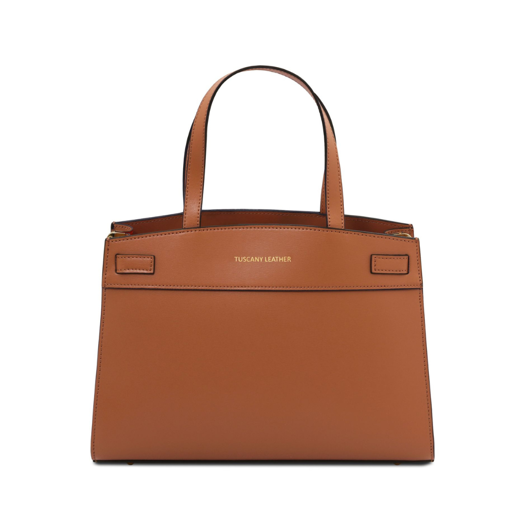 Tuscany Leather Musa Handväska #Färg_Cognac