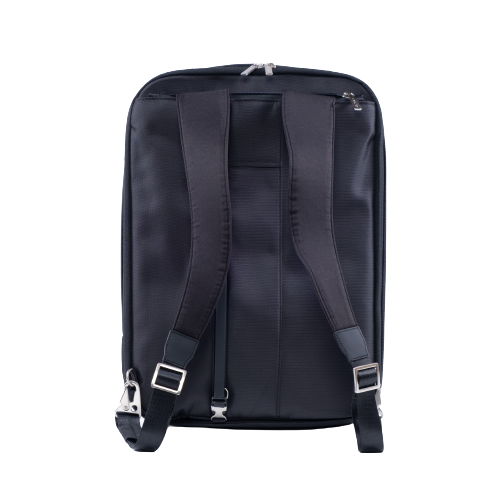 Kabuto - Pendlarryggsäck - Portfölj Expanderbar från 9L till 18L för extra utrymme - Svart