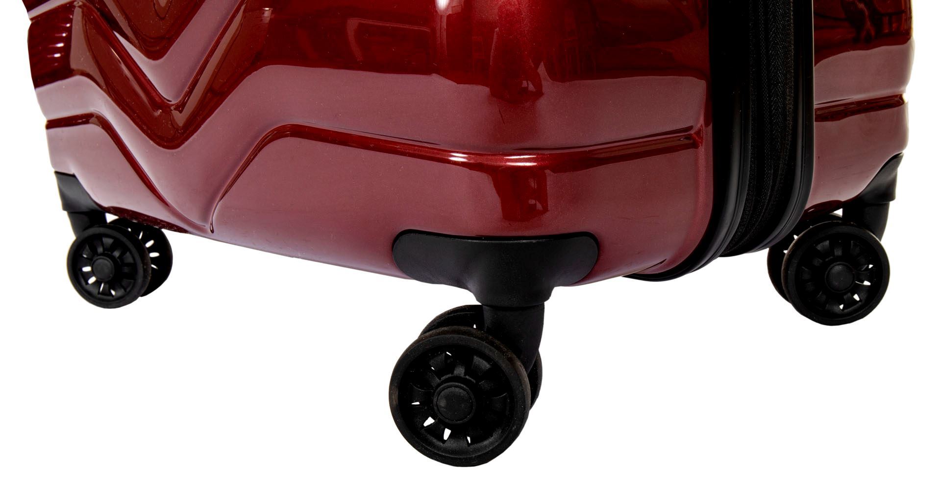 Cavalet SMYGEHUK Stor resväska - 75 cm - 4 Dubbelhjul - Burgundy - L