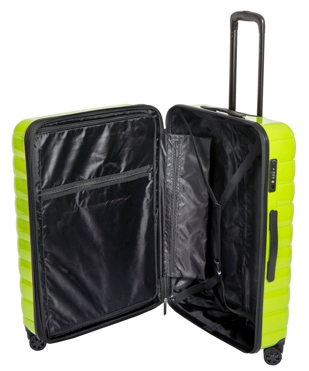 Cavalet SMYGEHUK Stor resväska - 75 cm - 4 Dubbelhjul - Ljusgrön - L