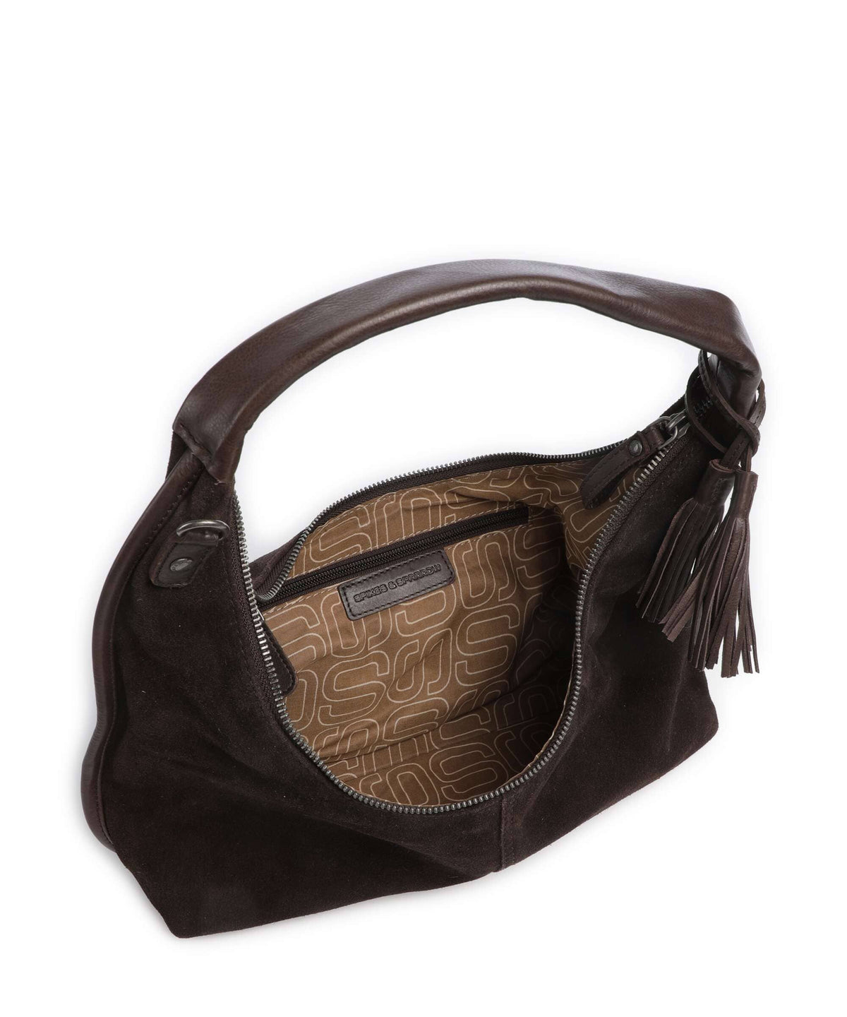 Spikes & Sparrow Suede Mix Gwyn Hoboväska