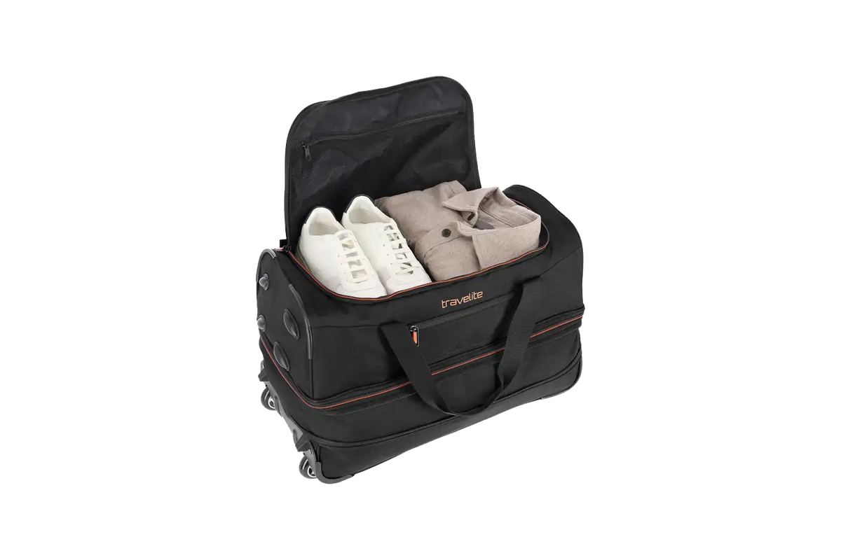 Travelite - Basics Trolley travel bag S exp Duffelväska med hjul