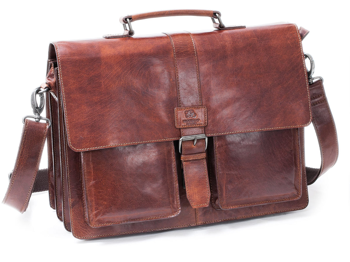 Baoobaoo - Briefcase 15, 3-fack Portfölj #Färg_Conjac
