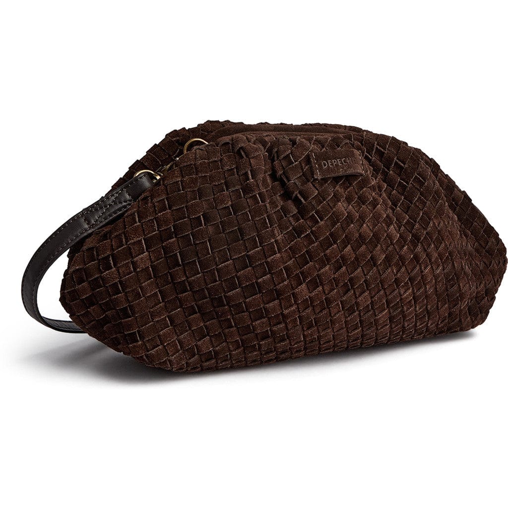 Berlin Flätad Kuvertväska 18 CM #Färg_Chokladbrun