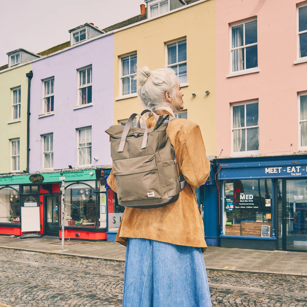 ROKA London - Canfield S Sustainable rolltop-ryggsäck
