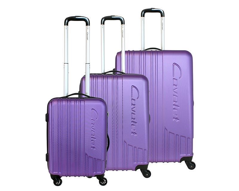 Cavalet MALIBU Set Med Resväskor - Trolleyset - 3 Delar - S/M/L - Lila - SET