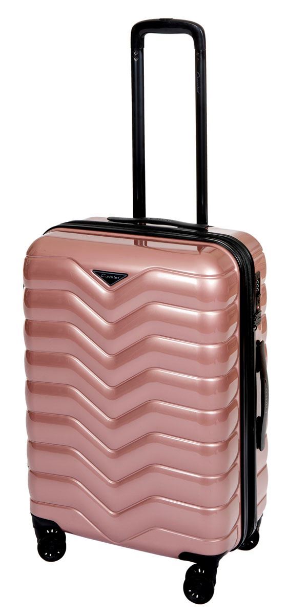 Cavalet SMYGEHUK Resväska - 66 cm - 4 Dubbelhjul - Ljusrosa - M