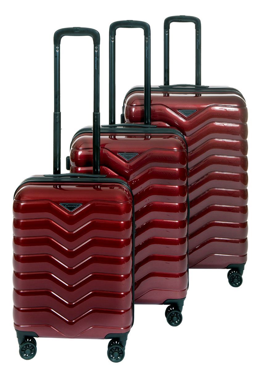 Cavalet SMYGEHUK S+M+L - Resväskor - Trolleyset 3 Delar - Burgundy - SET