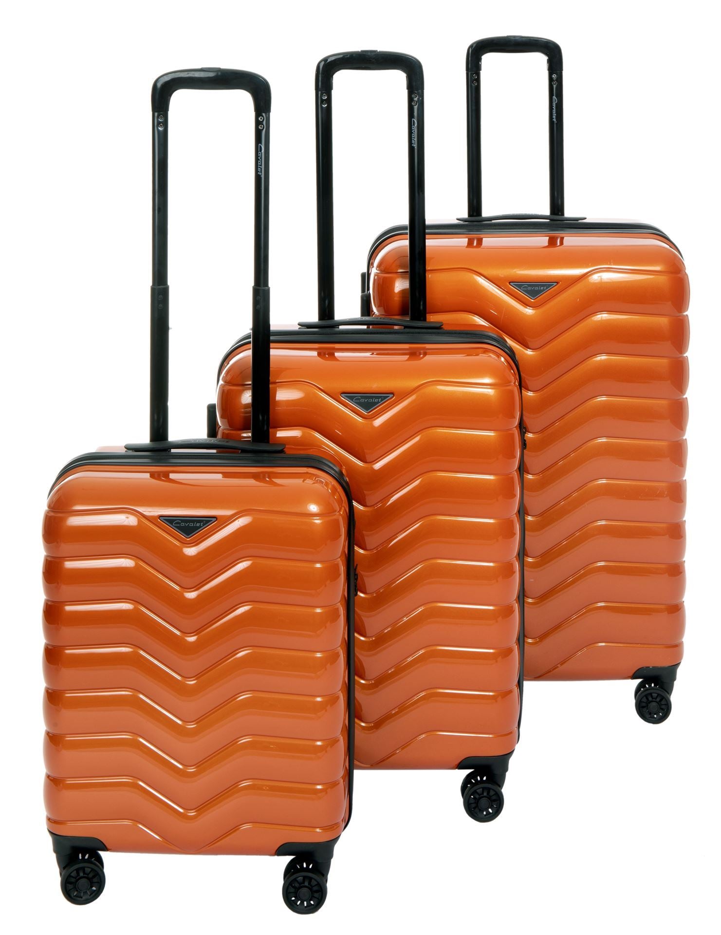 Cavalet SMYGEHUK S+M+L - Resväskor - Trolleyset 3 Delar - Orange - SET