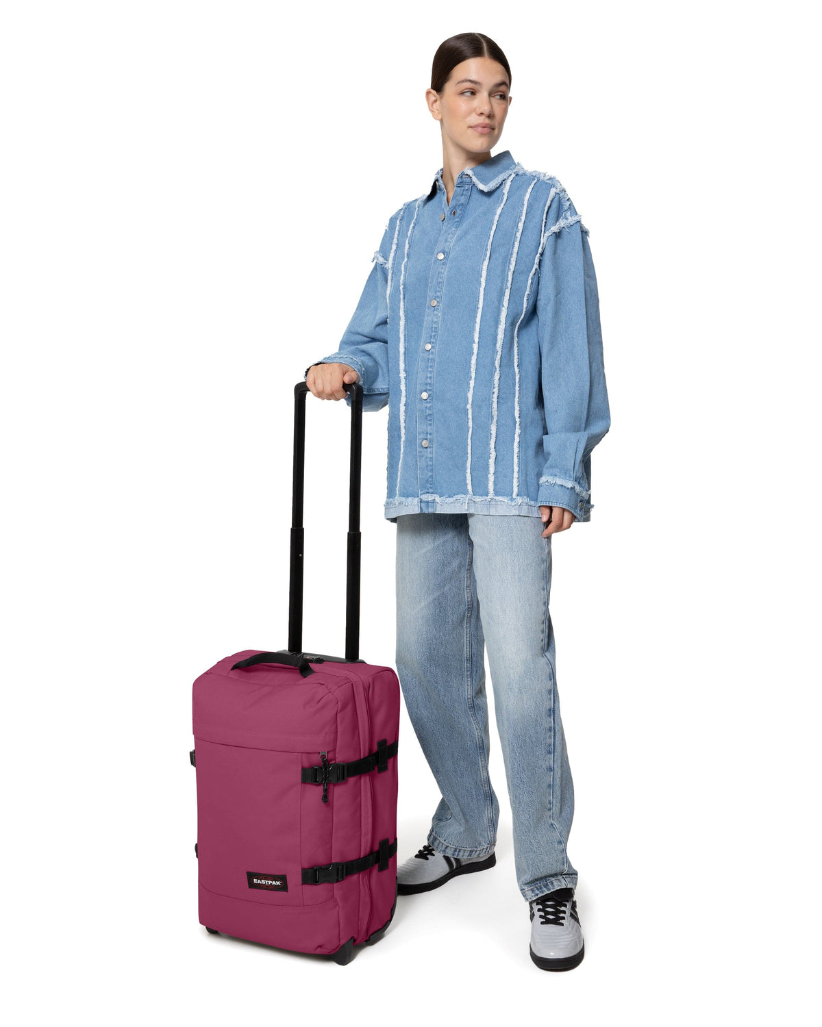 Eastpak - TRANVERZ S Kabinväska #Färg_Wine_Burgundy