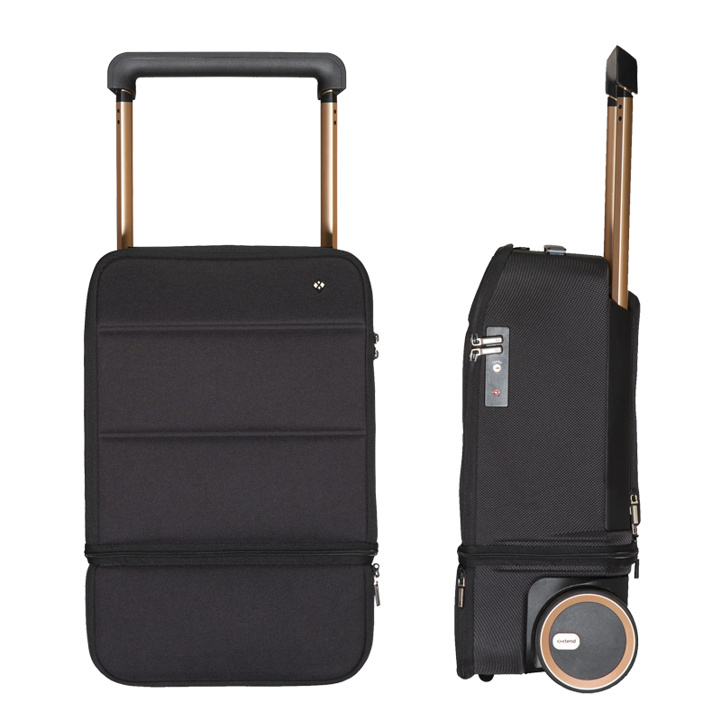 NOMAD - Svart - Expanderbar Kabinväska 55/75 cm - Kabinväska - Powerbank ingår