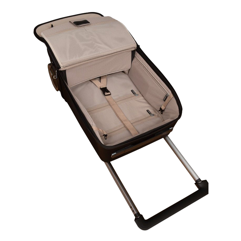NOMAD - Vit/Beige - Expanderbar Kabinväska 55/75 cm - Powerbank ingår
