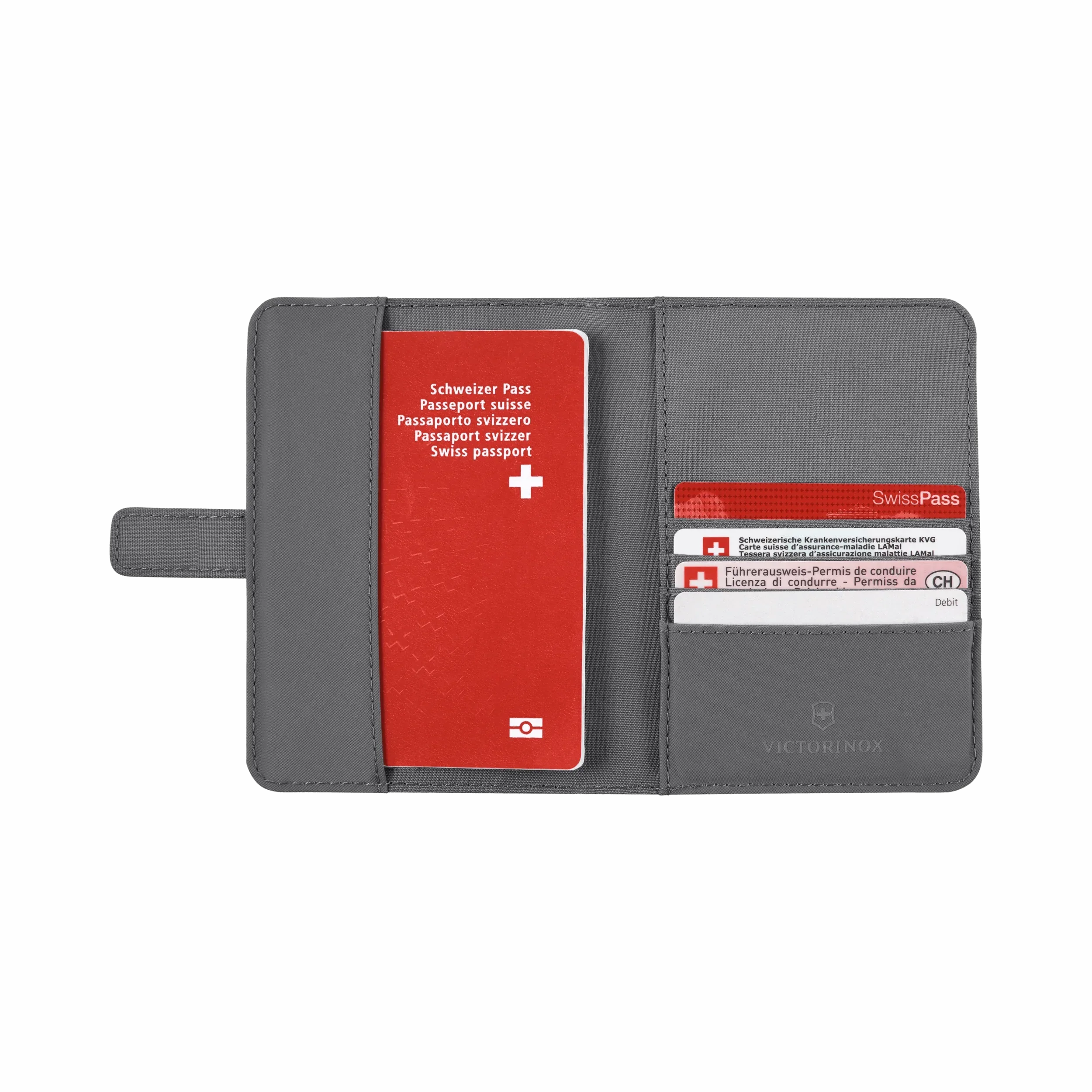 Travel Essentials Passport Holder #färg_Grå