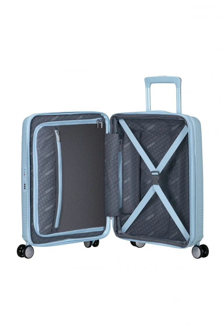 American Tourister - SoundBox 55cm - Kabinväska - Ljusblå - S