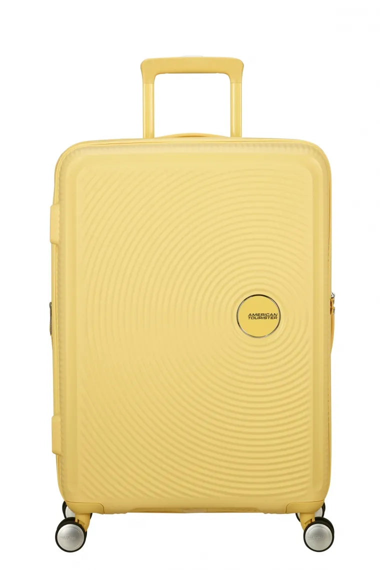 American Tourister - SoundBox 67cm - Resväska - Ljusgul - M