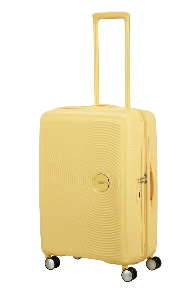 American Tourister - SoundBox 67cm - Resväska - Ljusgul - M