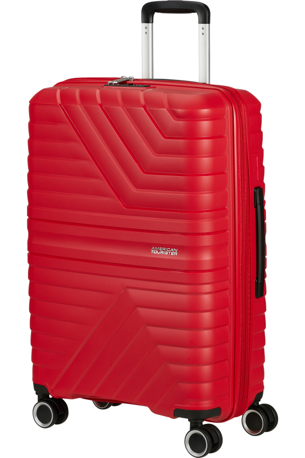 Flytwist Resväska med 4 hjul 67 CM #Färg_True Red