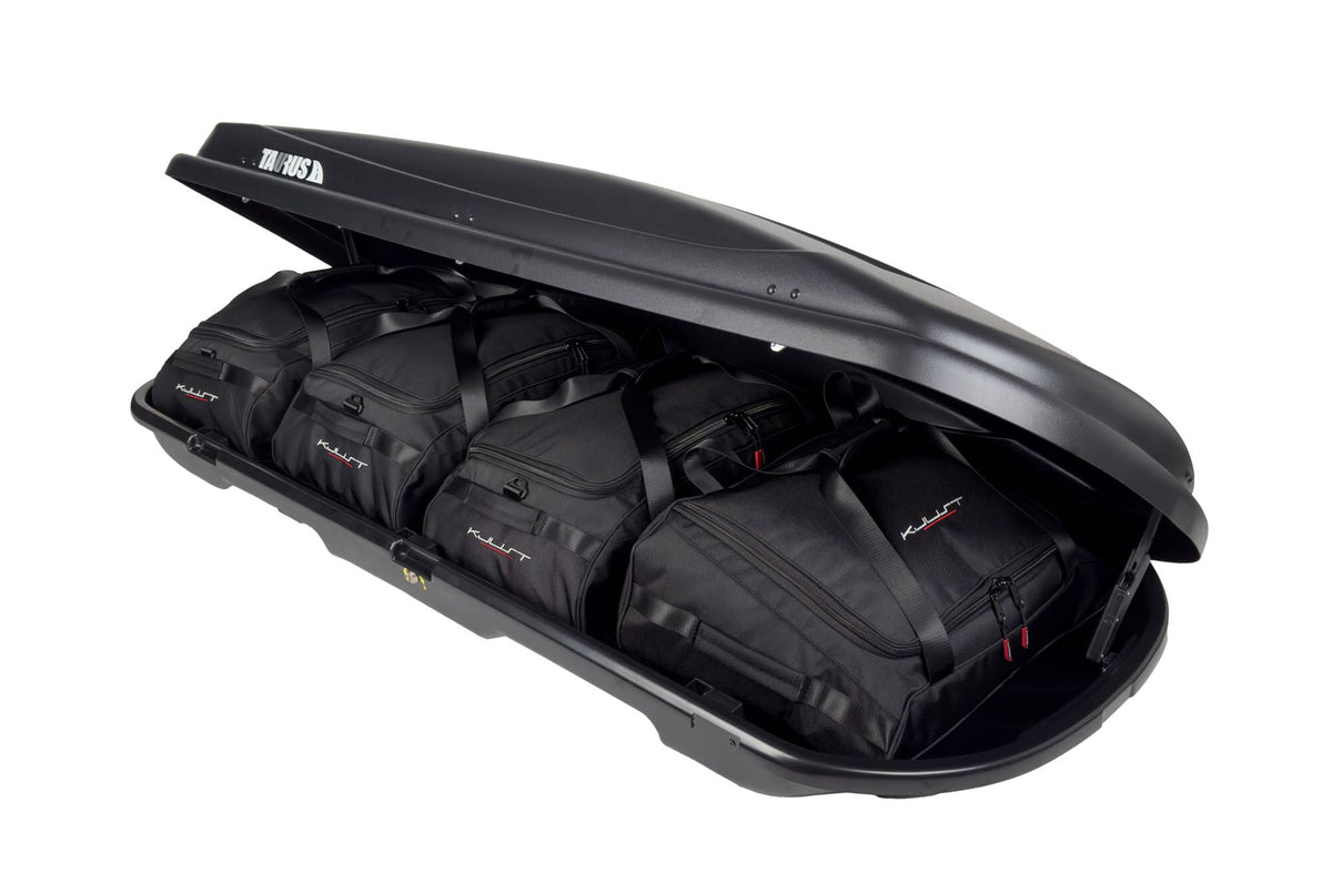 TAURUS XTREME 400 4-delars väskset för takbox #färg_Svart