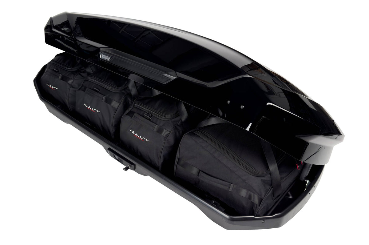 THULE MOTION 3 L 4-delars väskset för takbox #färg_Svart