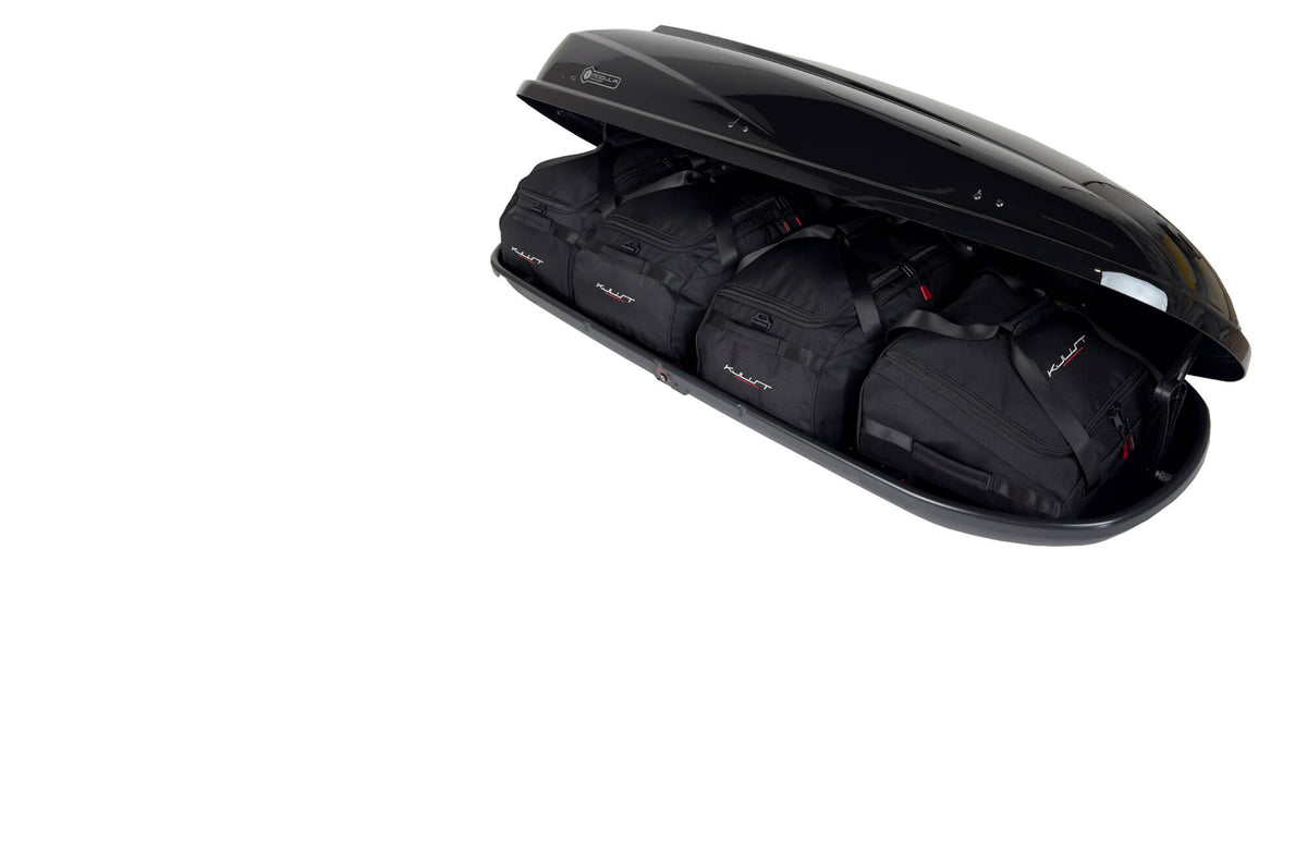 MODULA TRAVEL EASY 460 4-delars väskset för takbox #färg_Svart