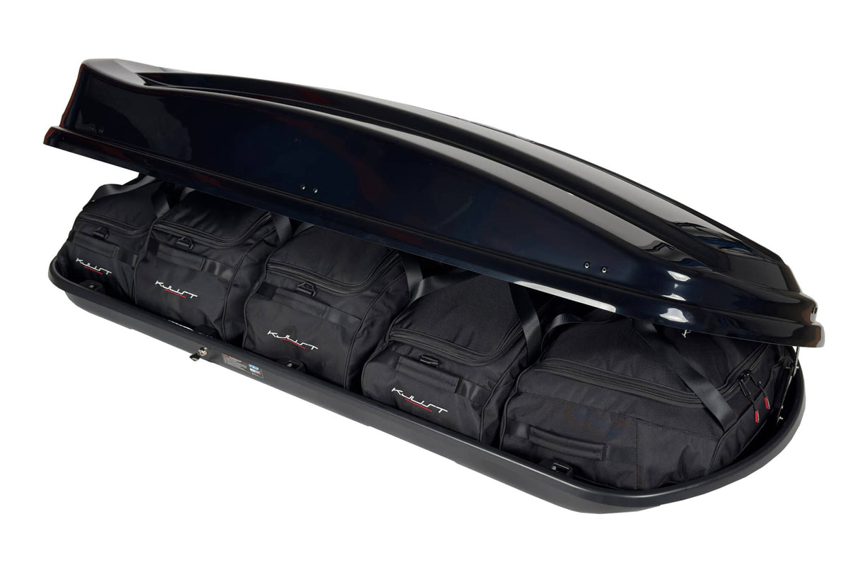 LEVUP SPACE 530 DUO 5-delars väskset för takbox #färg_Svart