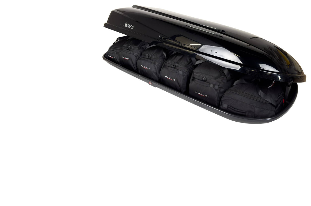 MODULA TRAVEL EXCLUSIVE 650 6-delars väskset för takbox #färg_Svart