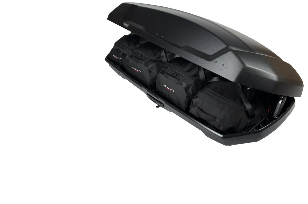 THULE FORCE 3 L 4-delars väskset för takbox #färg_Svart
