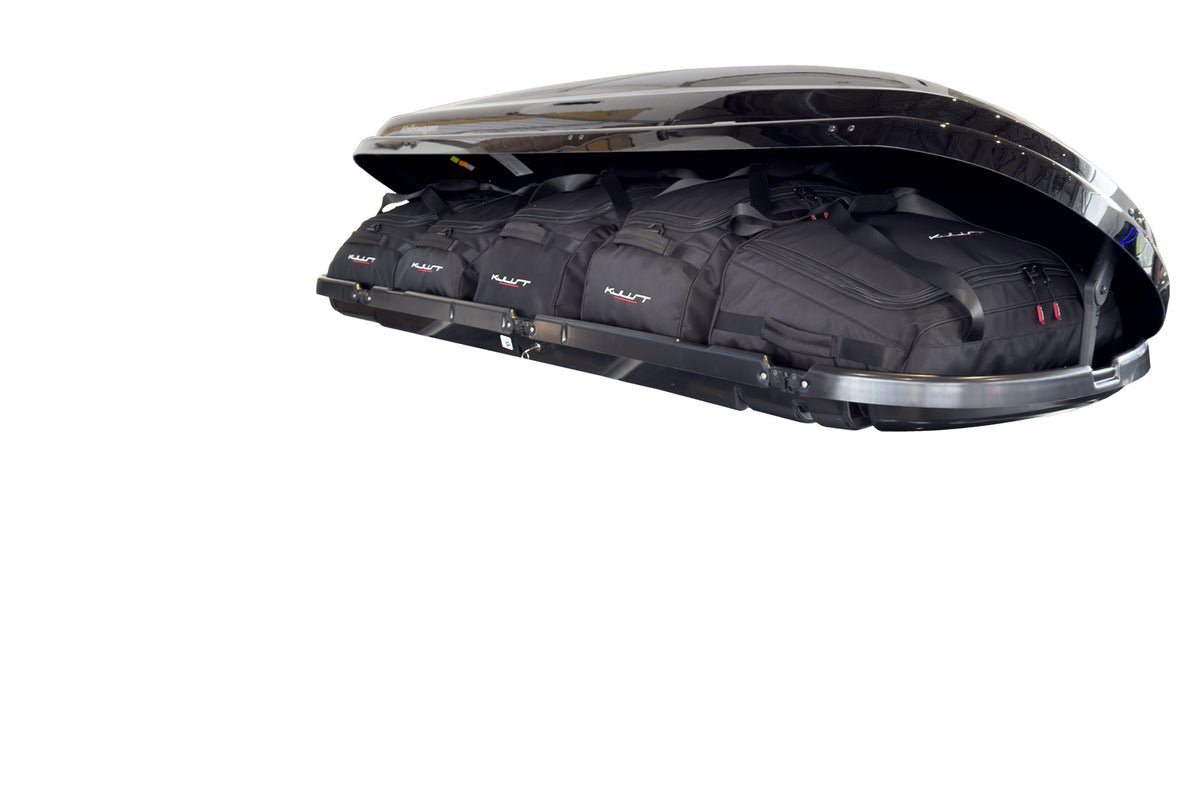 VOLKSWAGEN KOMFORT 000071200AE 460L 5-delars väskset för takbox #färg_Svart
