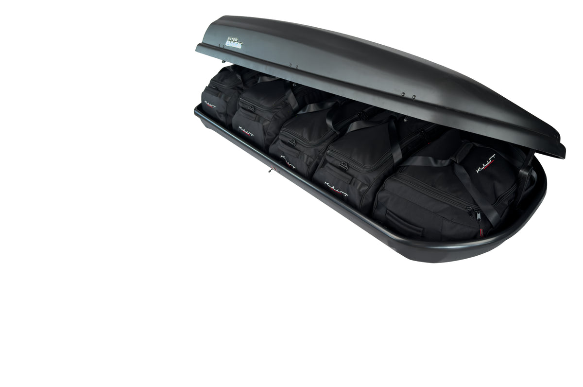 INTERPACK GRAN TORINO 5-delars väskset för takbox #färg_Svart