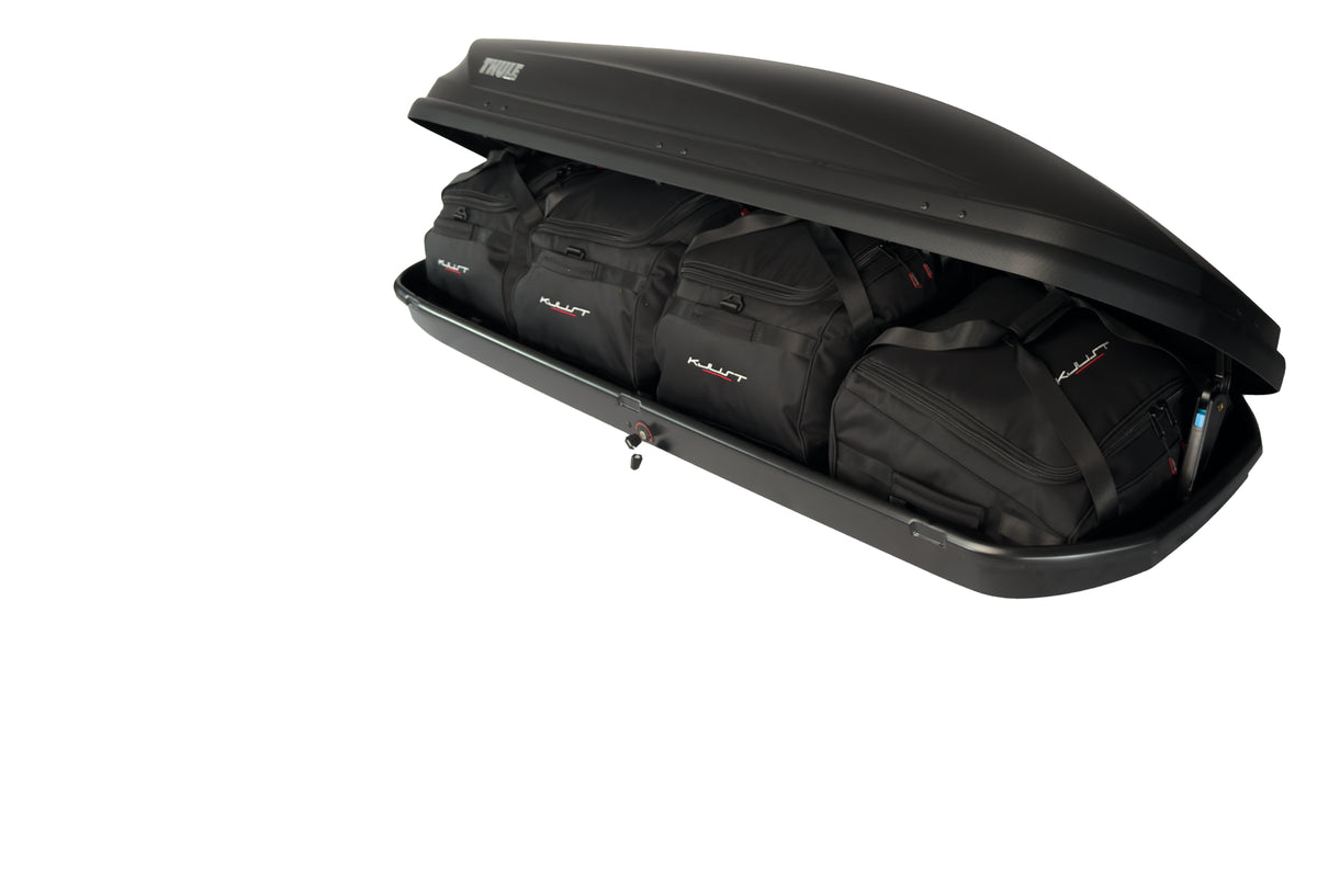 THULE PACIFIC 600 4-delars väskset för takbox #färg_Svart