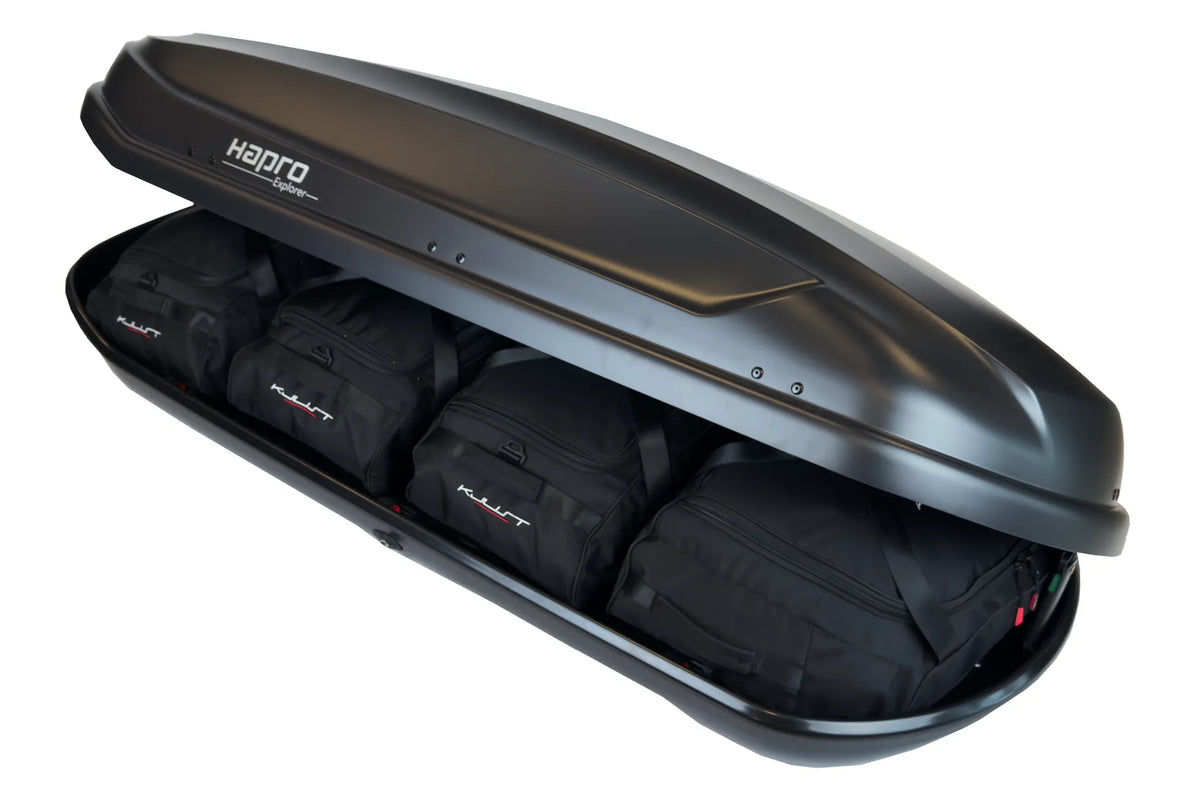 HAPRO EXPLORER 400 4-delars väskset för takbox #färg_Svart