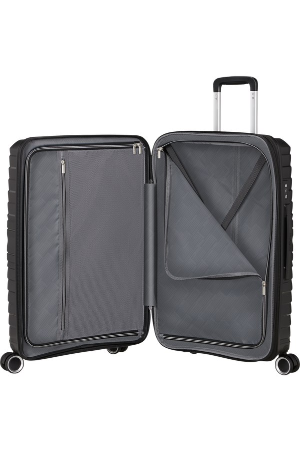 Flytwist Resväska med 4 hjul 67 CM #Färg_Shadow Black