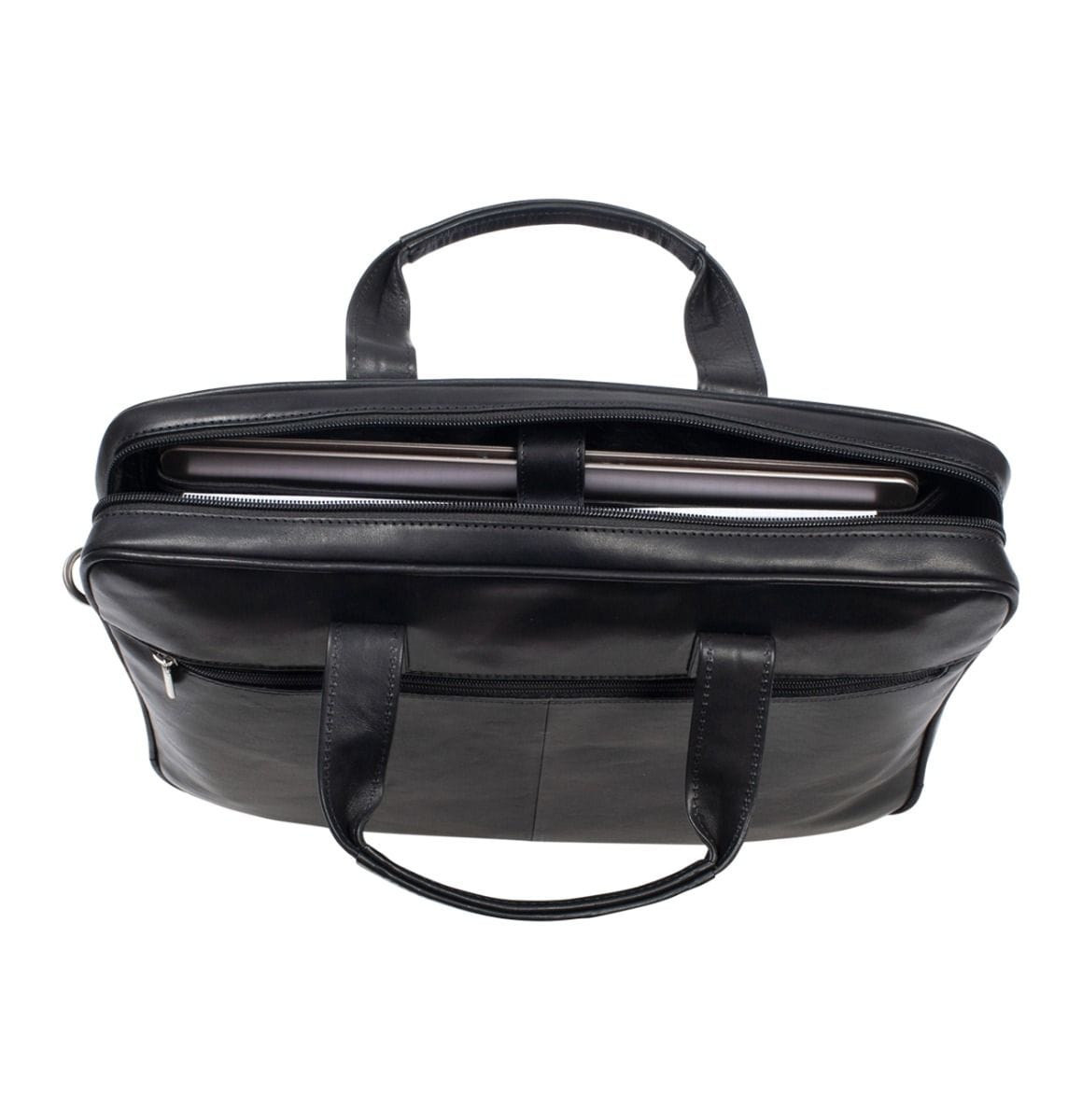 Tony Perotti - Vegetale Laptopväska i läder med 1 fack, smal
