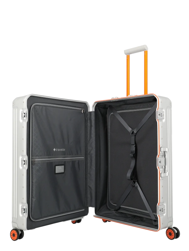 Travelite - Next Trolley - Silver/Orange - L