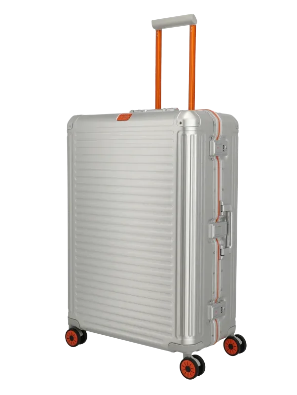 Travelite Next Trolley - Silver/Orange - L L orange; ljusgra