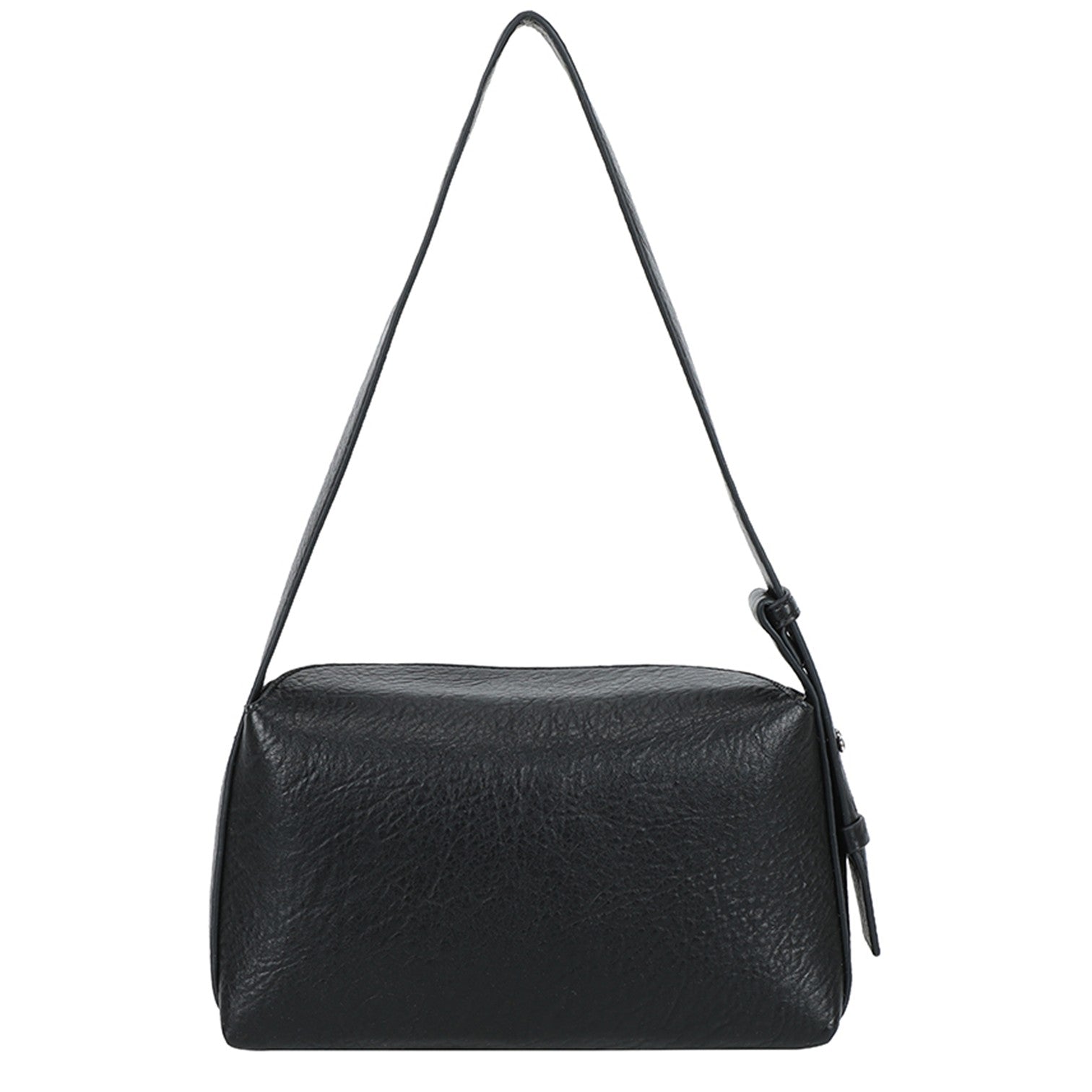Suede Axelväska #Färg_Svart