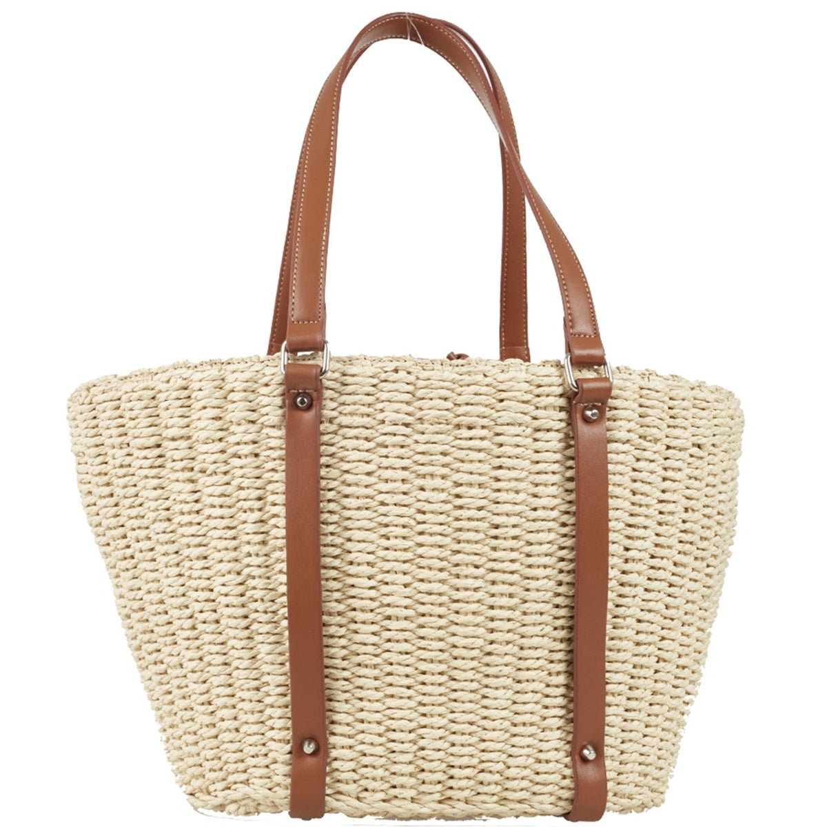 Basket Shopper Shoppingväska Stor #Färg_Brun