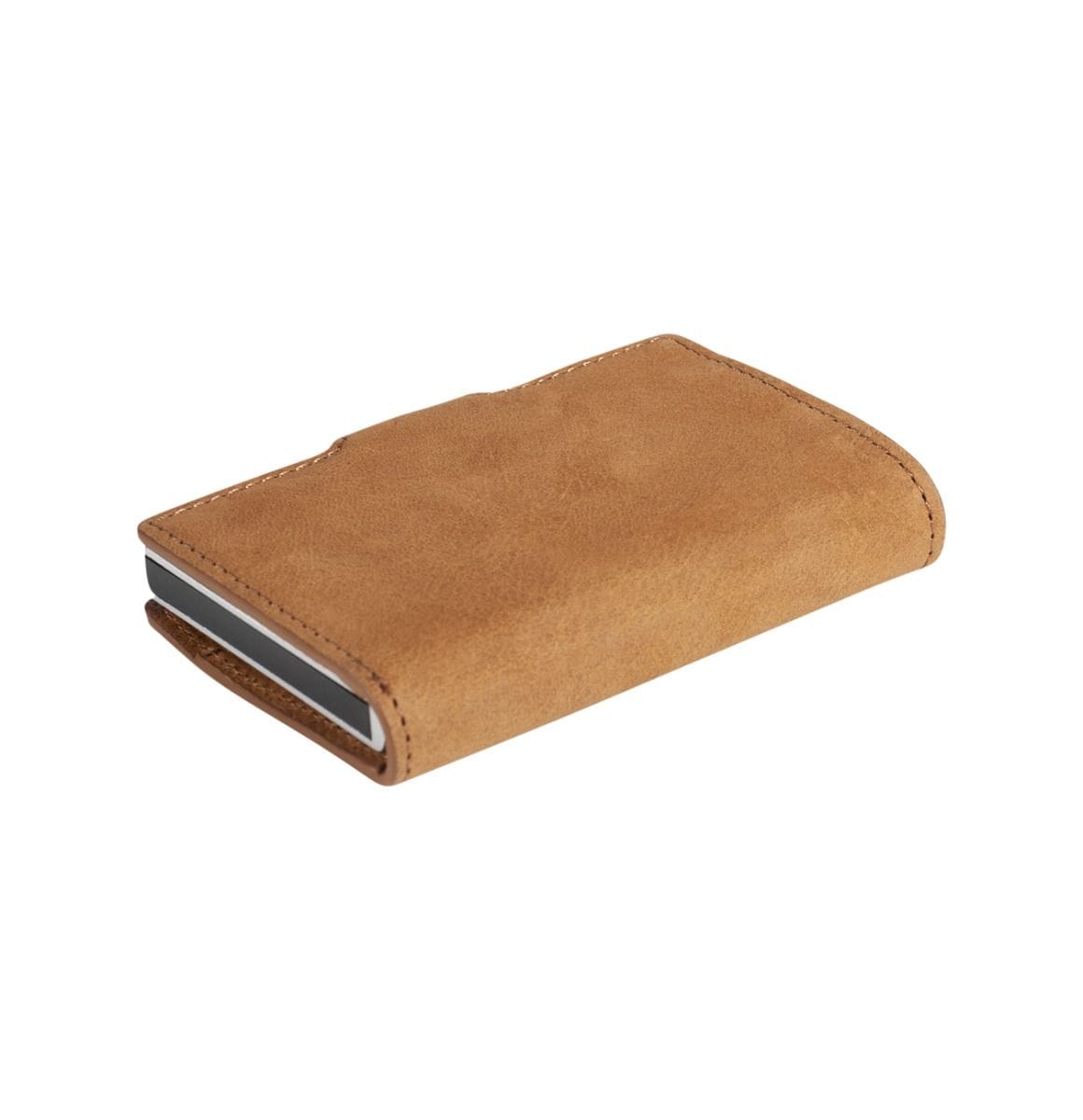 Tony Perotti - Furbo Vintage Korthållare i läder med RFID-skydd och sedelfack