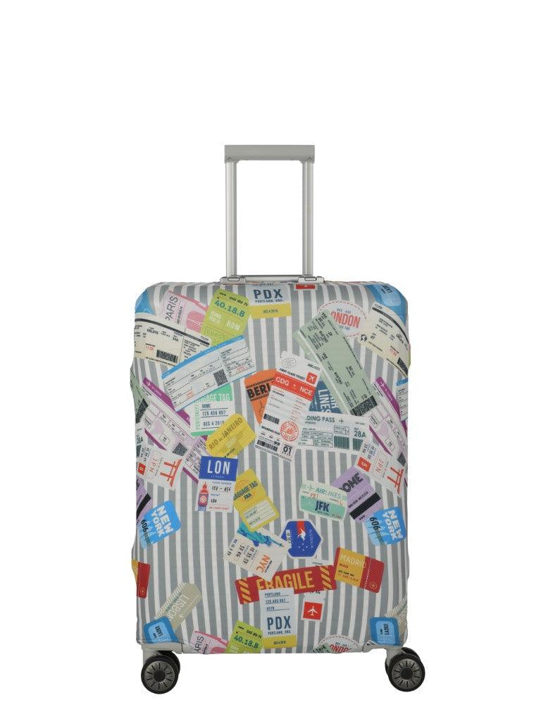 Accessoires Luggage Cover Resväskeskydd – Storlek M #färg_ljusgrå