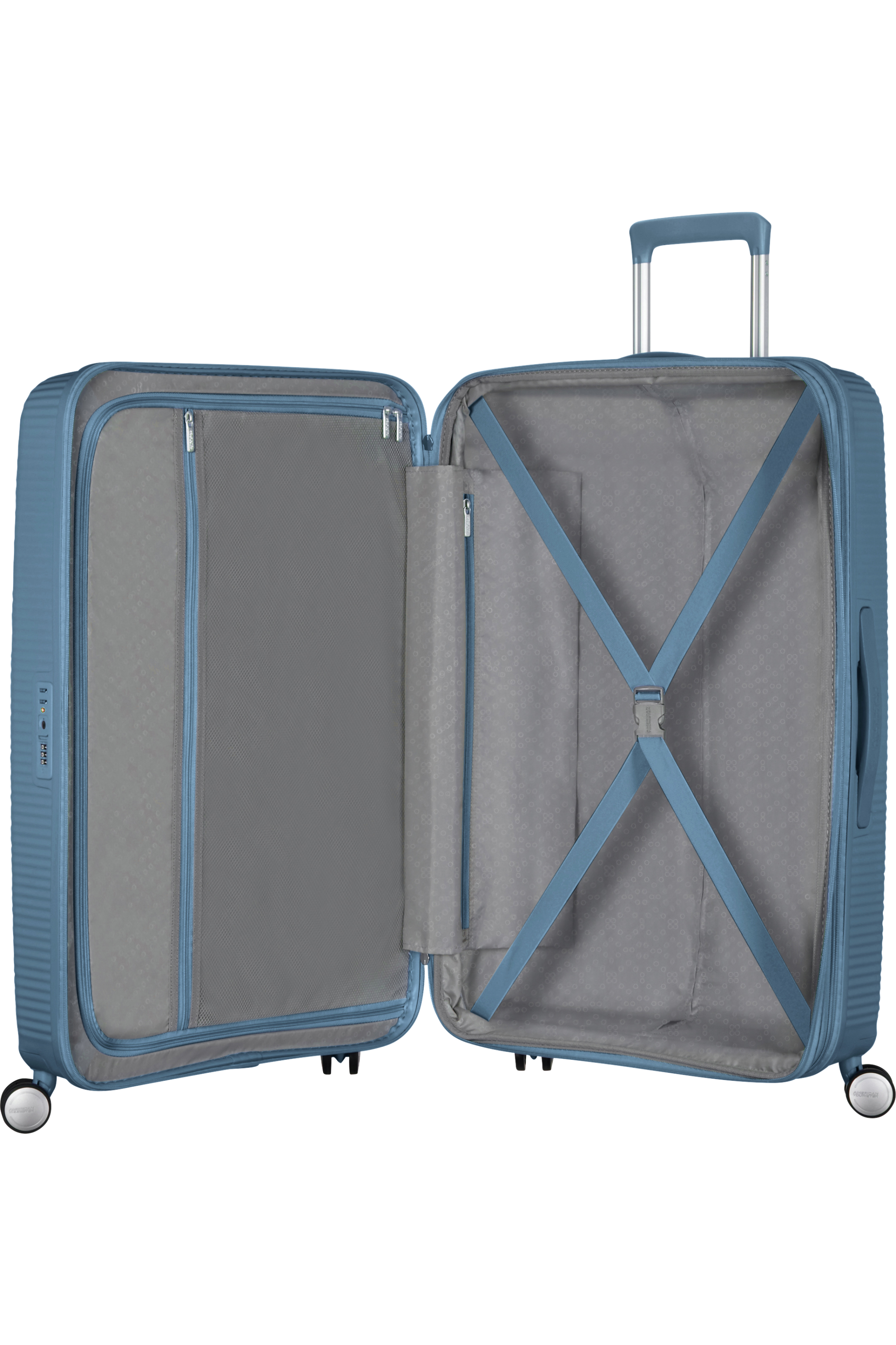 SoundBox Resväska 67 CM #Färg_Stenblå