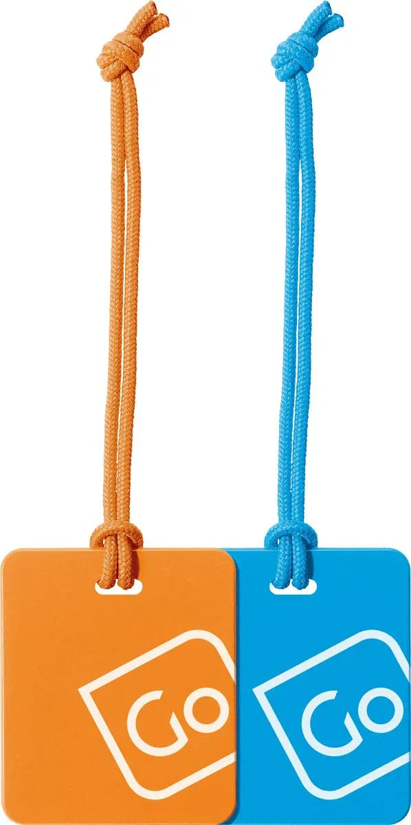 Luggage Tags Twin Pack #färg_orange