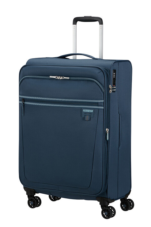 American Tourister - Aerospin - Resväska - Blå  - M