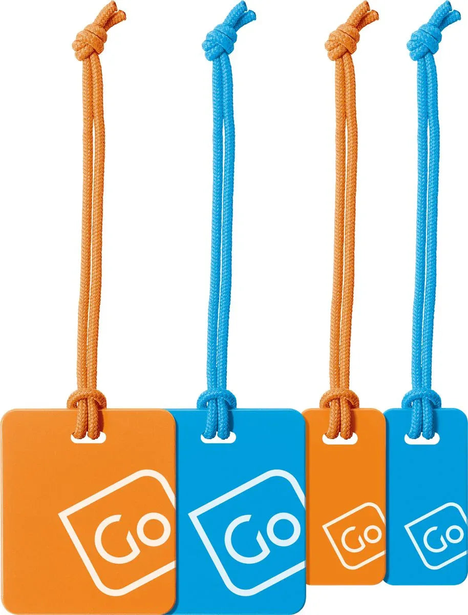 Luggage Tags Family Pack #färg_Orange