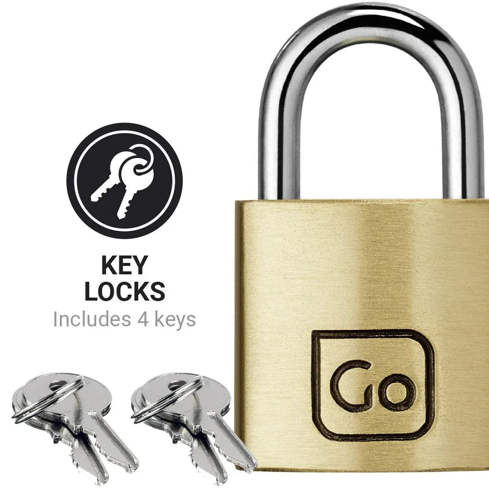 Brass Key Padlocks #färg_Brass