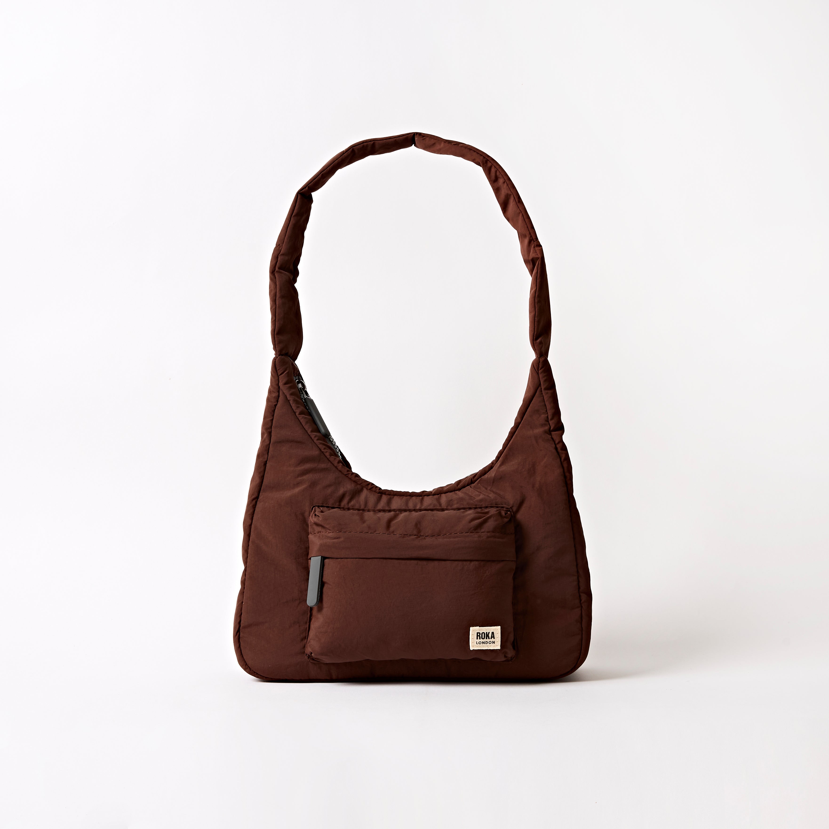ROKA London - Belsize S handväska #Färg_Chocolate