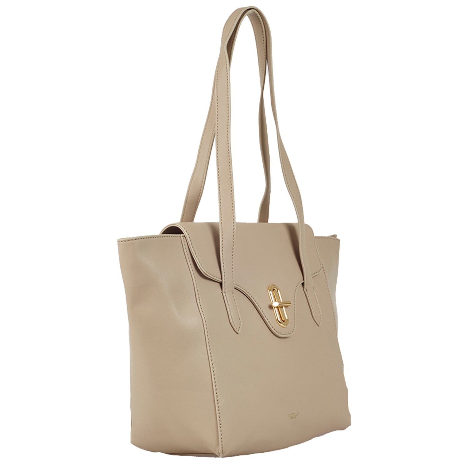 Line Handväska #Färg_Beige