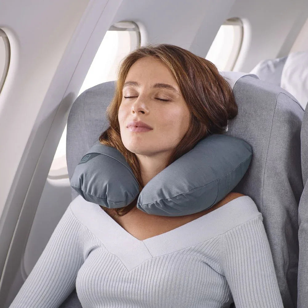 Classic Neck Pillow #färg_Blå