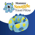 Monster Snuggle Travel Pillow #färg_Blå