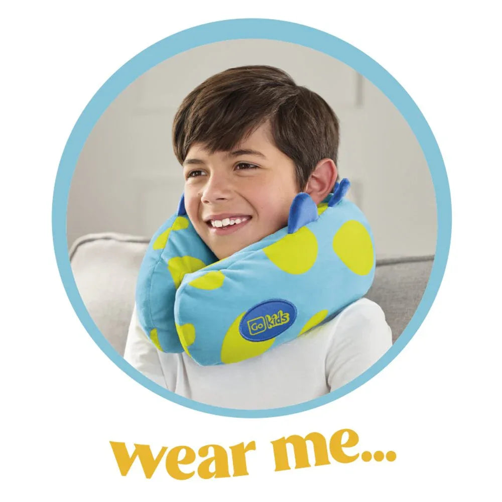 Monster Snuggle Travel Pillow #färg_Blå
