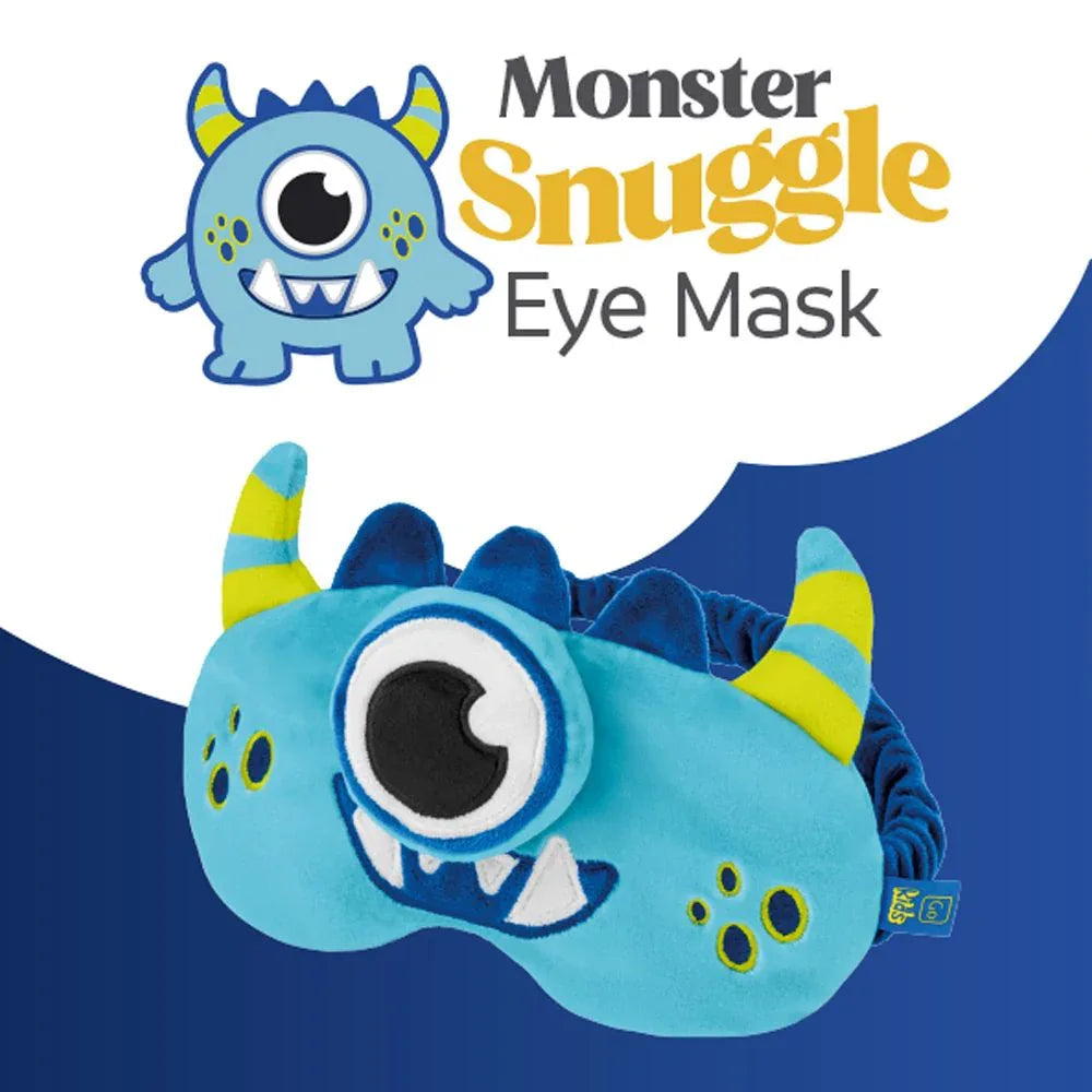 Monster Snuggle Eye Mask #färg_Blå